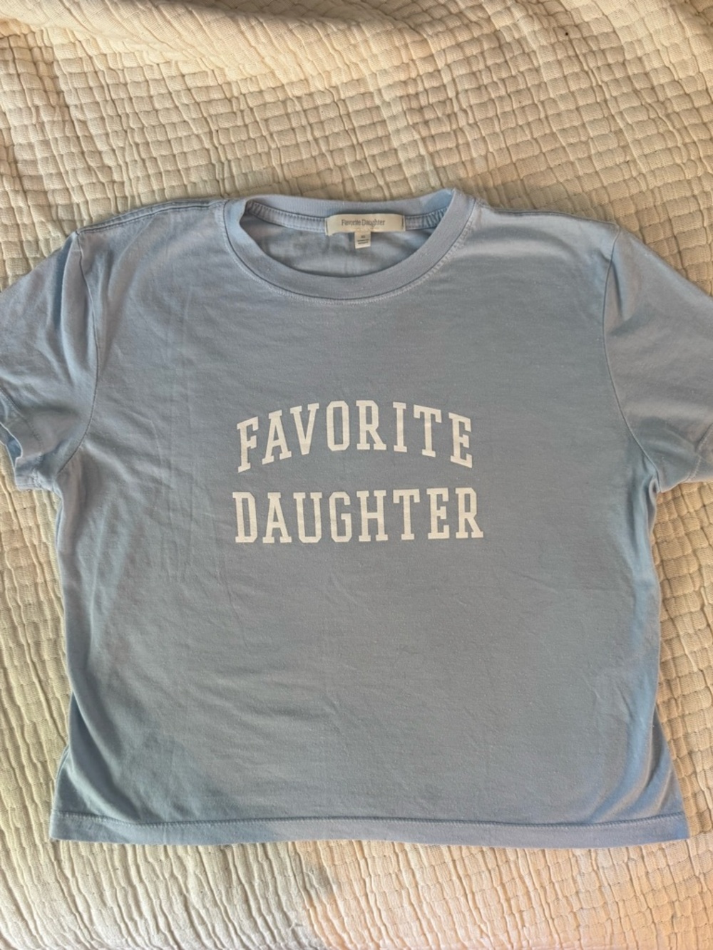 Favorite Daughter T Shirt - Baby Blue XS